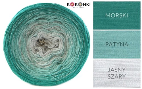 KOKONEK Classic A647 Morski/patyna/jasny szary