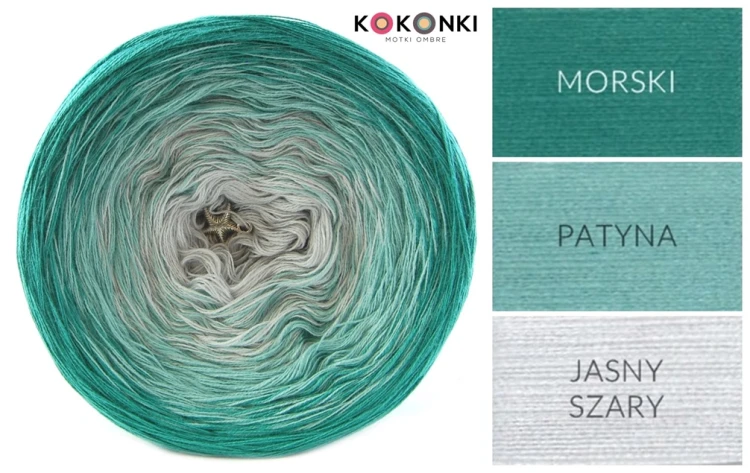 KOKONEK Classic A647 Morski/patyna/jasny szary