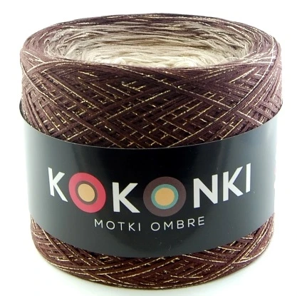 Kokonek shine - Brąz/ciemny beż/beż/krem