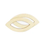 Baza uchwyty do torby drewniane / oko / 21 x 11 cm / 2 sztuki 