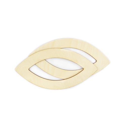 Baza uchwyty do torby / oko / 21 x 11 cm / 2 sztuki