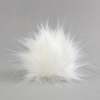 Pompon do czapki 12 cm / P-03 / złamana biel