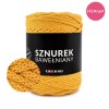 PREMIUM sznurek bawełniany by KOKONKI 5mm / rolka 100m / kurkuma