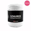 PREMIUM Sznurek bawełniany by KOKONKI 5mm / rolka 100m / biel