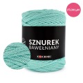 PREMIUM sznurek bawełniany by KOKONKI 5mm / rolka 100m / mięta (wiązany)
