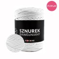 PREMIUM sznurek bawełniany by KOKONKI 5mm / rolka 100m / biel (wiązany)