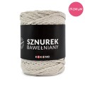 PREMIUM sznurek bawełniany by KOKONKI 5mm / rolka 100m / lniany