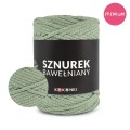 PREMIUM sznurek bawełniany by KOKONKI 5mm / rolka 100m / szałwia (wiązany)