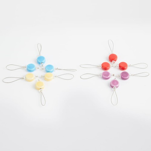 Znaczniki do drutów KnitPro Zooni Gems / 12 sztuk