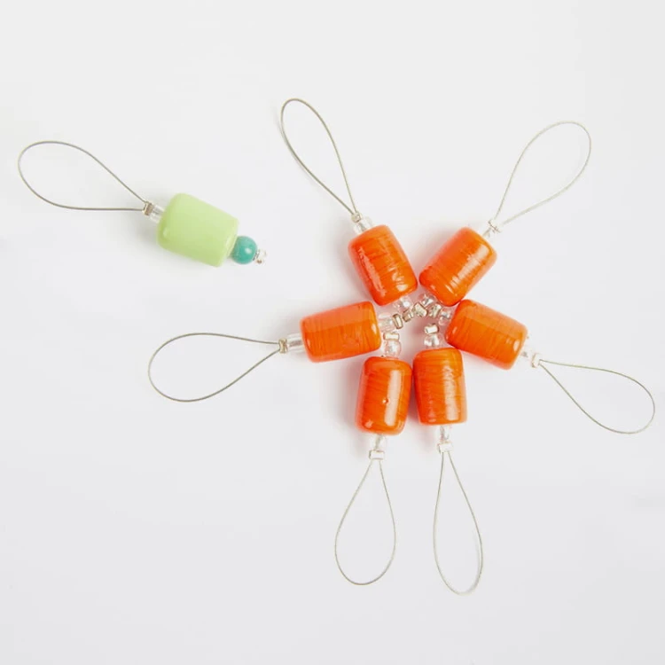 Znaczniki do drutów KnitPro 10931 Orange Lily / 7 szt