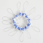 Znaczniki do drutów KnitPro Zooni Blooming Blue + etui / 12 szt.