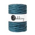 Sznurek skręcany bawełniany Bobbiny Macrame Cord / Petrol / Peacock Blue / 9mm / 30m