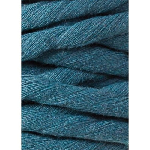 Sznurek skręcany bawełniany Bobbiny Macrame Cord / Petrol / Peacock Blue / 9mm / 30m