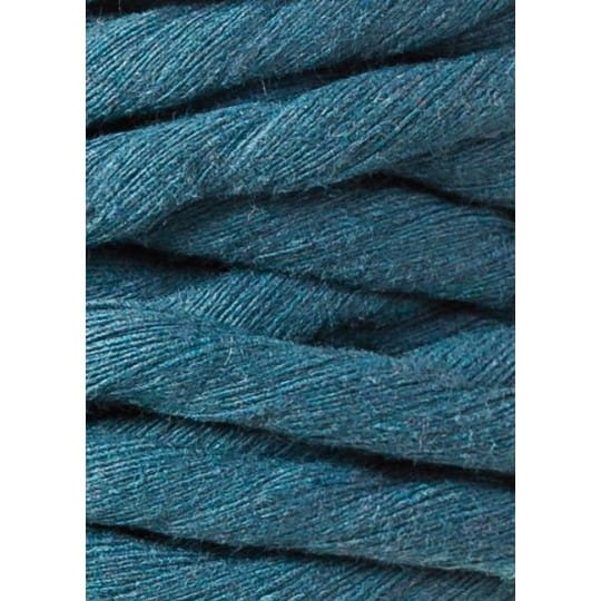 Sznurek skręcany bawełniany Bobbiny Macrame Cord / Petrol / Peacock Blue / 9mm / 30m