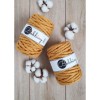 Sznurek skręcany bawełniany Bobbiny Macrame Cord / Musztarda / Mustard / 9mm / 30m