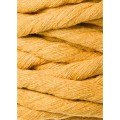 Sznurek skręcany bawełniany Bobbiny Macrame Cord / Musztarda / Mustard / 9mm / 30m
