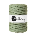 Sznurek skręcany bawełniany Bobbiny Macrame Cord / Szałwia / Eucalyptus Green / 9mm / 30m