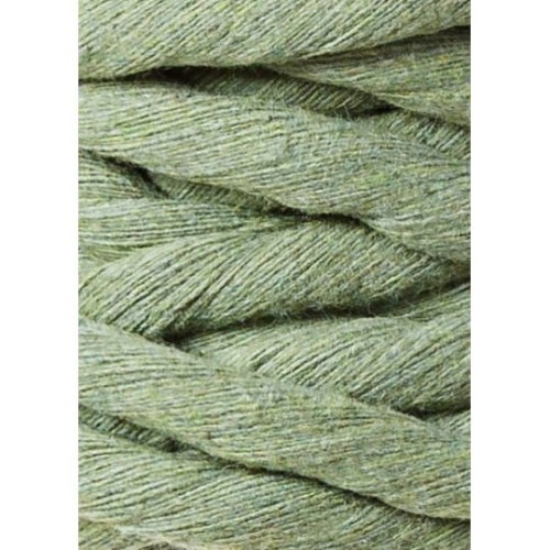 Sznurek skręcany bawełniany Bobbiny Macrame Cord / Szałwia / Eucalyptus Green / 9mm / 30m