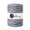 Sznurek skręcany bawełniany Bobbiny Macrame Cord / Stalowy / Steel / 9mm / 30m