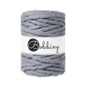 Sznurek skręcany bawełniany Bobbiny Macrame Cord / Stalowy / Steel / 9mm / 30m