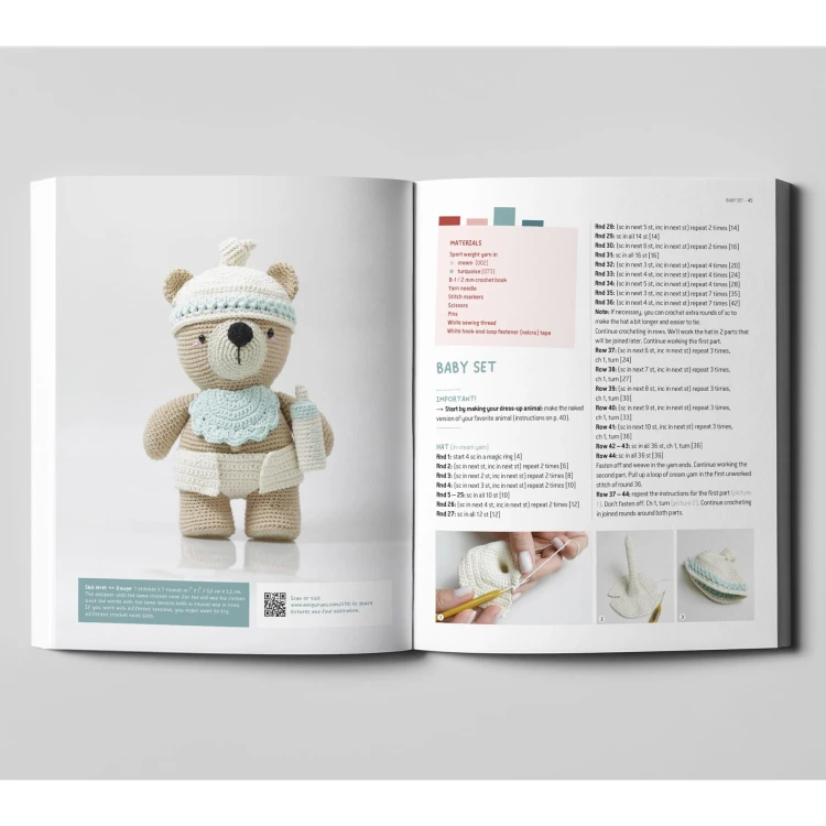 Książka Dress-up Amigurumi - w języku angielskim