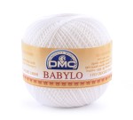 Kordonek DMC Babylo 100 g BLANC - biel / grubość 20