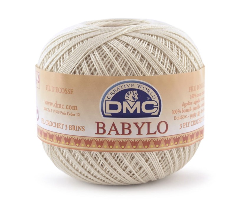 Kordonek DMC Babylo 100 g ECRU, grubość 20
