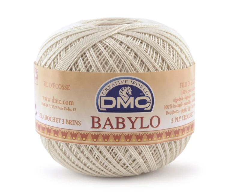 Kordonek DMC Babylo 100 g ECRU, grubość 10