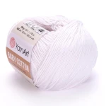 Włóczka YarnArt Baby Cotton 400 / biel