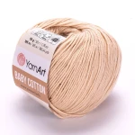 Włóczka YarnArt Baby Cotton 404 / jasny beż