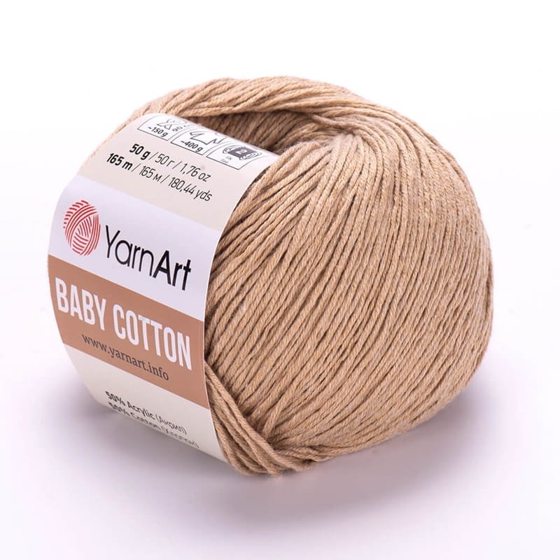 łóczka YarnArt Baby Cotton 405 / beż