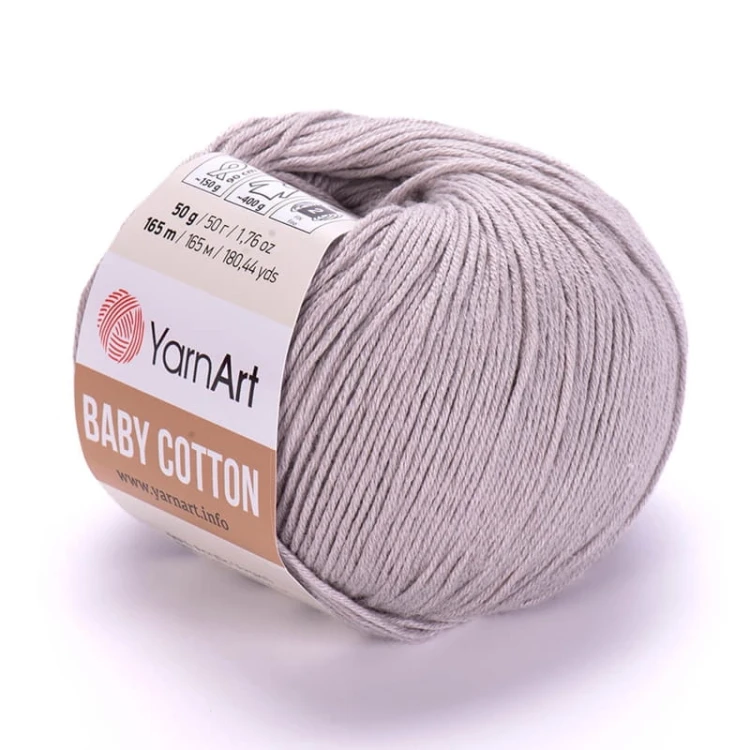 Włóczka YarnArt Baby Cotton 406 / jasny stalowy