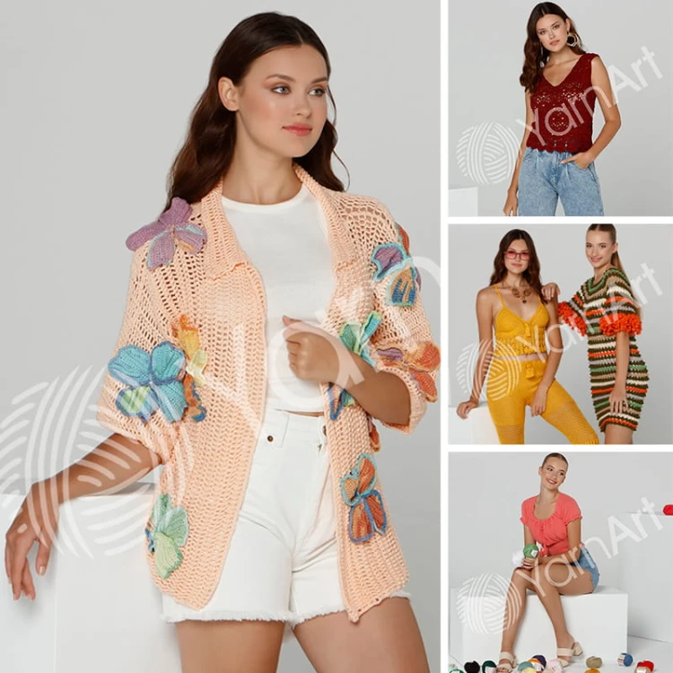 Włóczka YarnArt Baby Cotton 406 / jasny stalowy