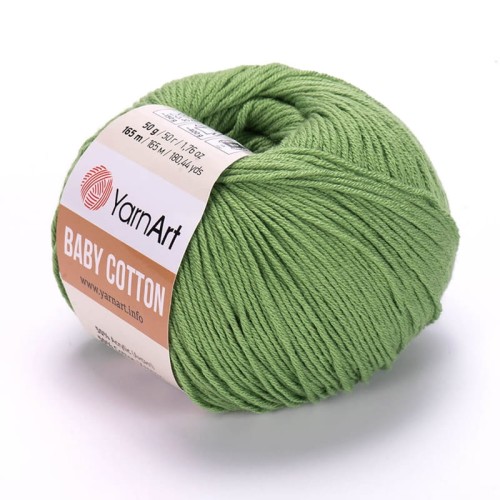 Włóczka YarnArt Baby Cotton 440 / paproć