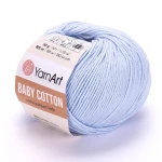 Włóczka YarnArt Baby Cotton 450 / błękit