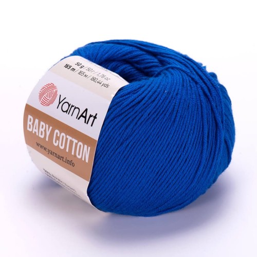 Włóczka YarnArt Baby Cotton 456 / kobalt