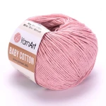 Włóczka YarnArt Baby Cotton 413 / brudny róż