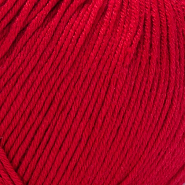 Włóczka YarnArt Baby Cotton 427 / ognista czerwień