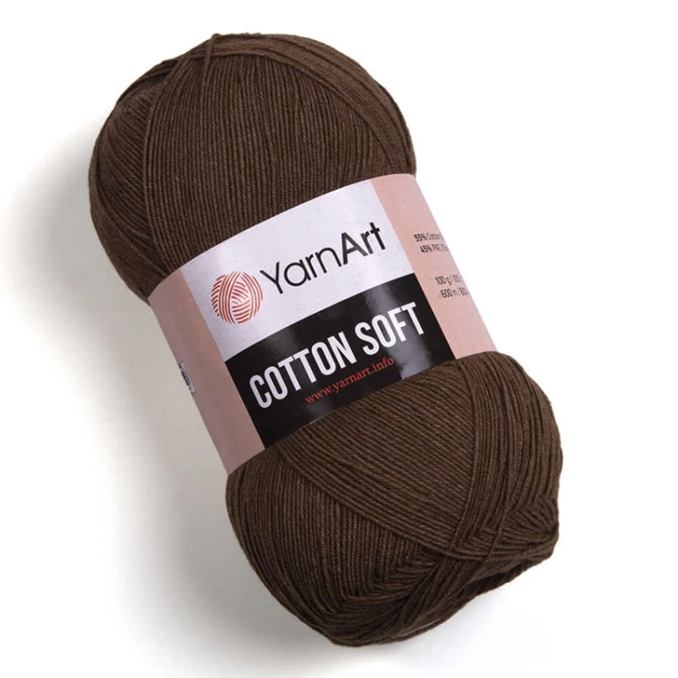 Włóczka YarnArt Cotton Soft 40 / brąz