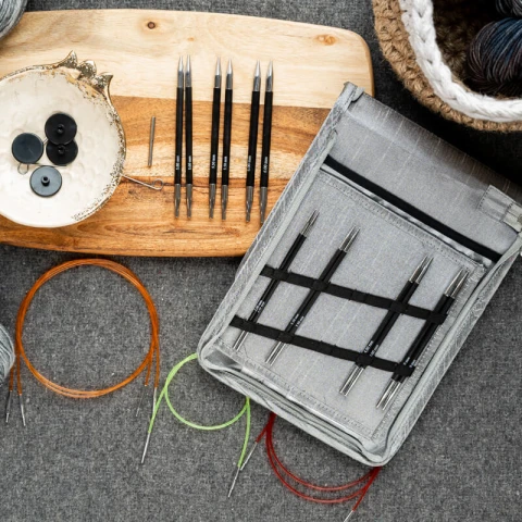 Zestaw drutów wymiennych KnitPro Karbonz Deluxe Set / 41613