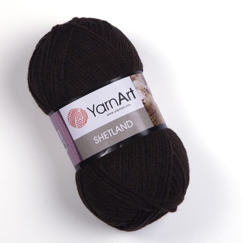 Włóczka YarnArt Shetland 519 / czekolada melanż