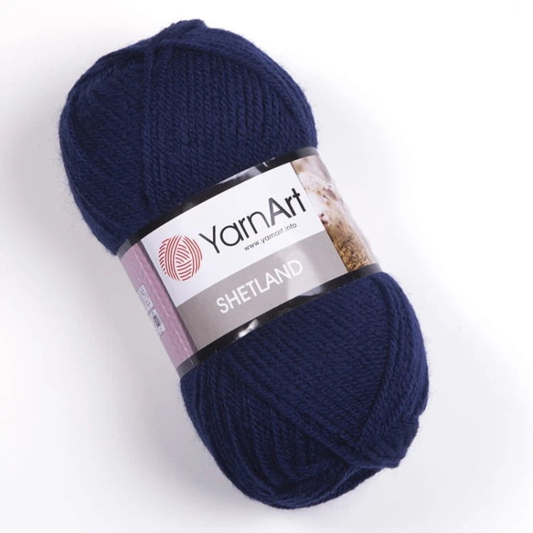 Włóczka YarnArt Shetland 534 / granat