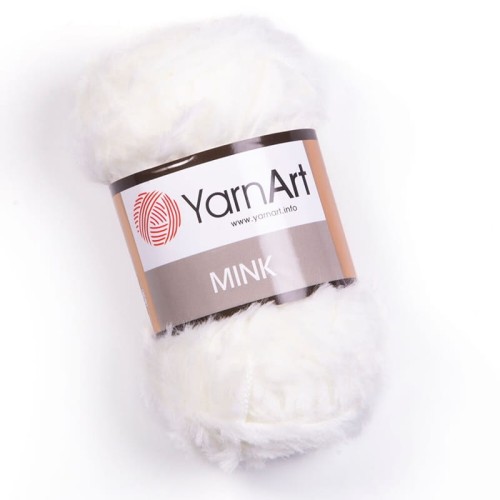 Włóczka YarnArt Mink 330 / ecru