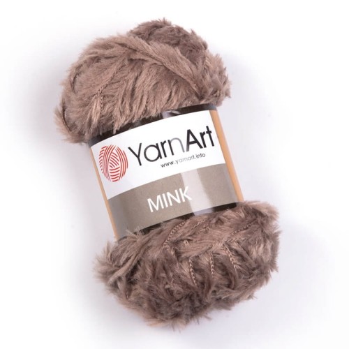 Włóczka YarnArt Mink 332 / jasny brąz