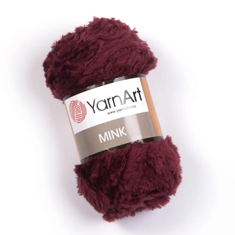 Włóczka YarnArt Mink 339 / wino