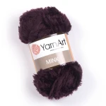Włóczka YarnArt Mink 342 / oberżyna