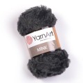 Włóczka YarnArt Mink 343 / ciemny szary