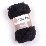 Włóczka YarnArt Mink 346 / czerń