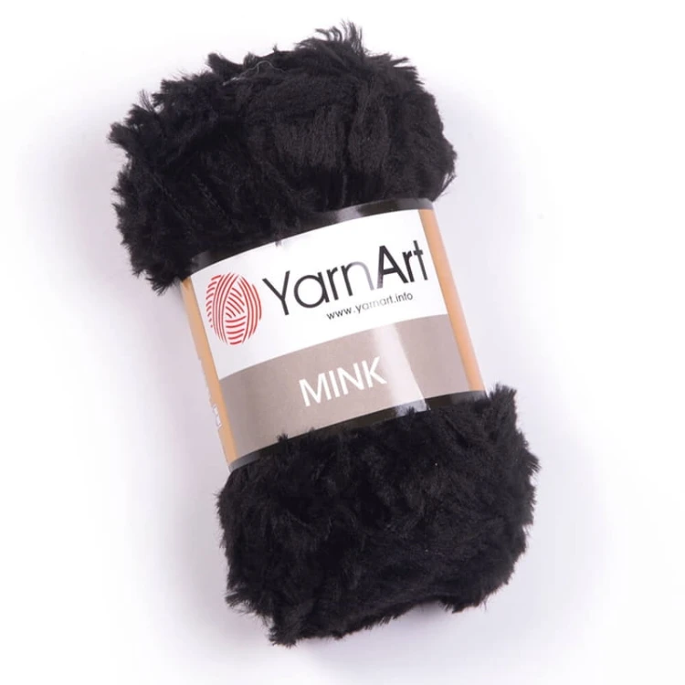 Włóczka YarnArt Mink 346 / czerń
