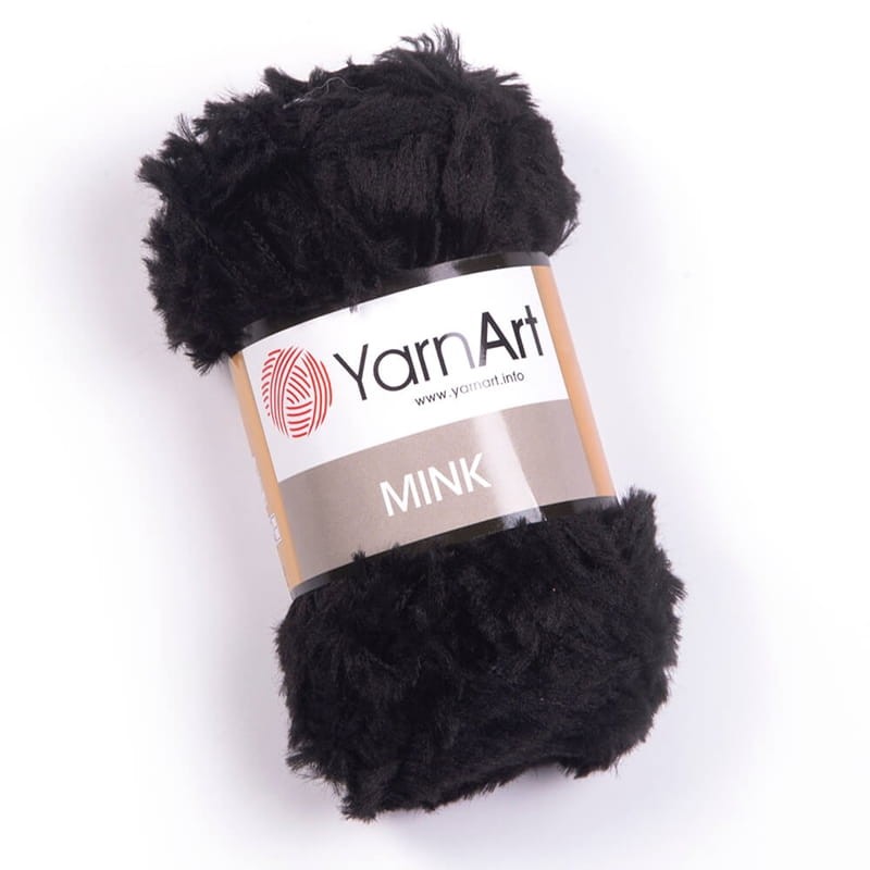 Włóczka YarnArt Mink 346 / czerń